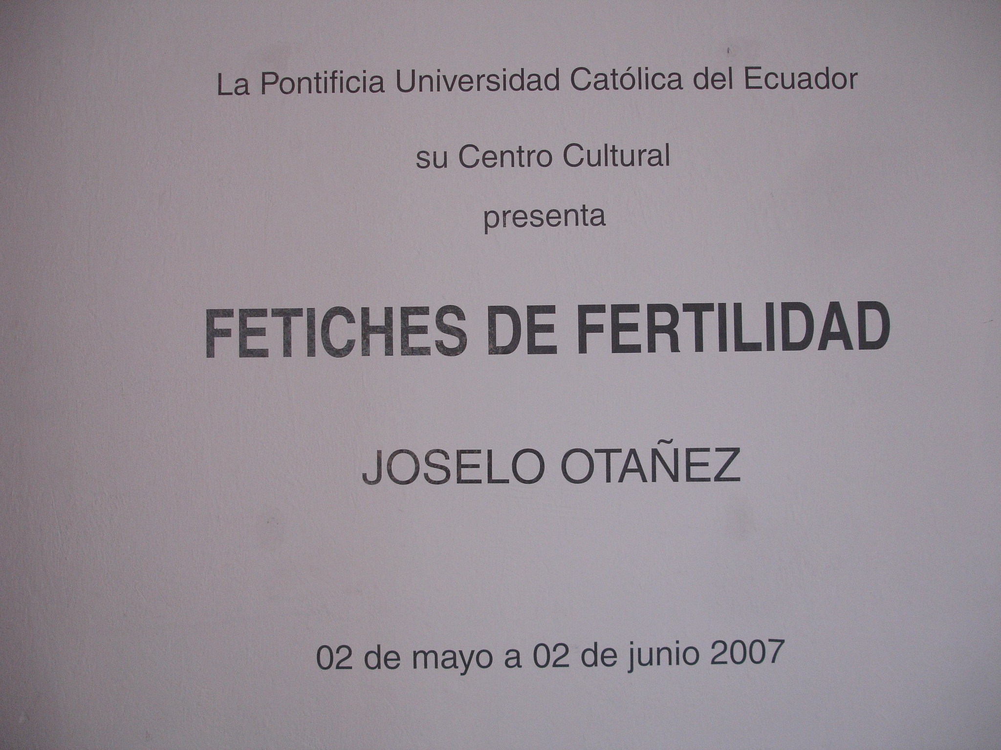 Exposición PUCE